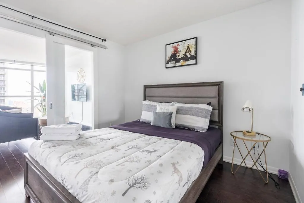 1 Bdrm Condo With Lakeshore Views Free Parking In Downtown Toronto Canada
