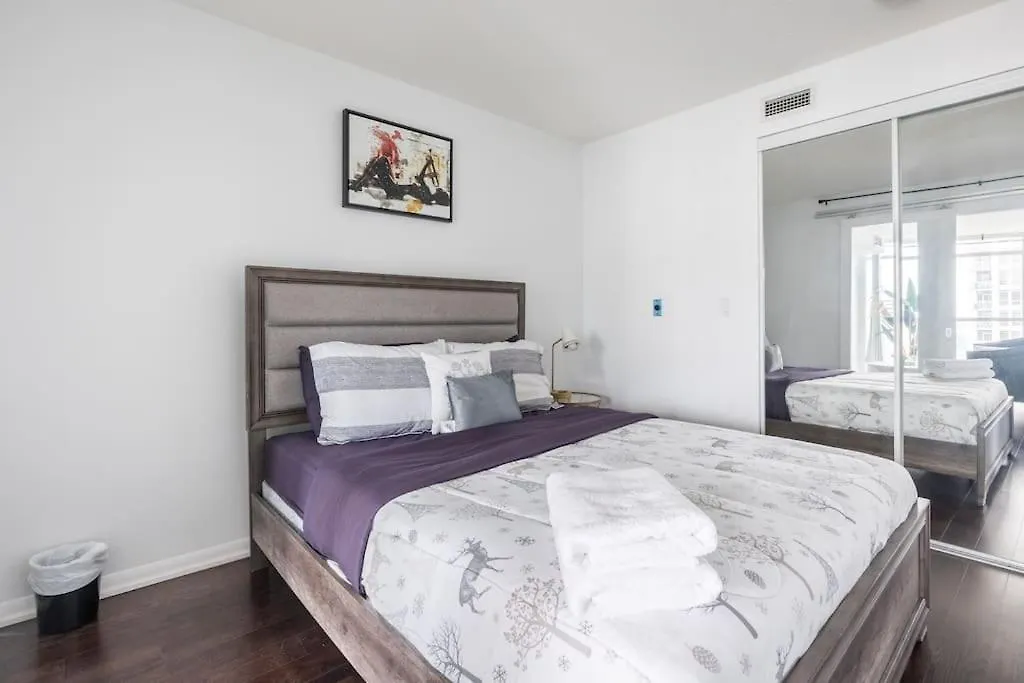 Apartment 1 Bdrm Condo With Lakeshore Views Free Parking In Downtown Toronto